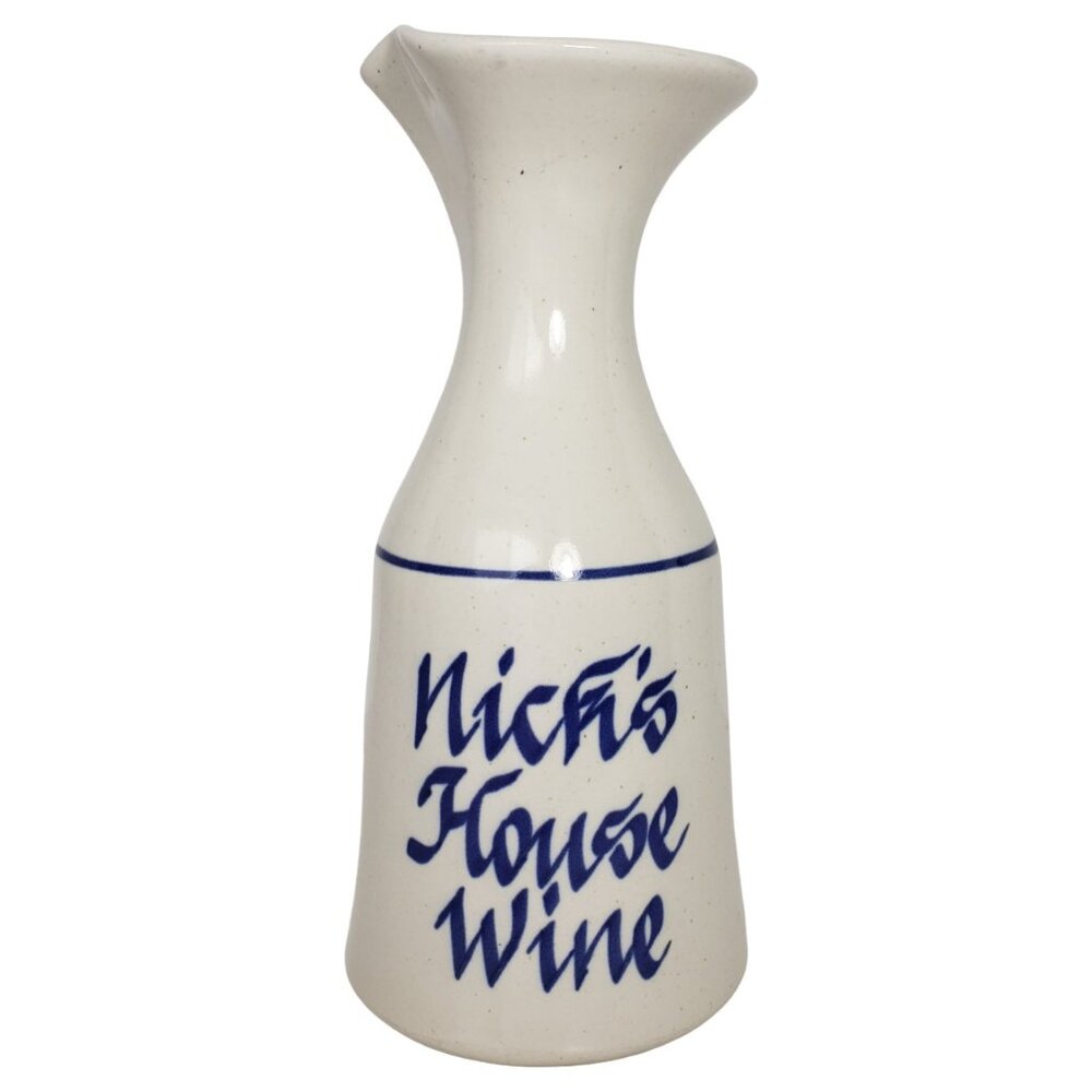 Stoneware Nick’s House Wine Carafe Very Good Condition